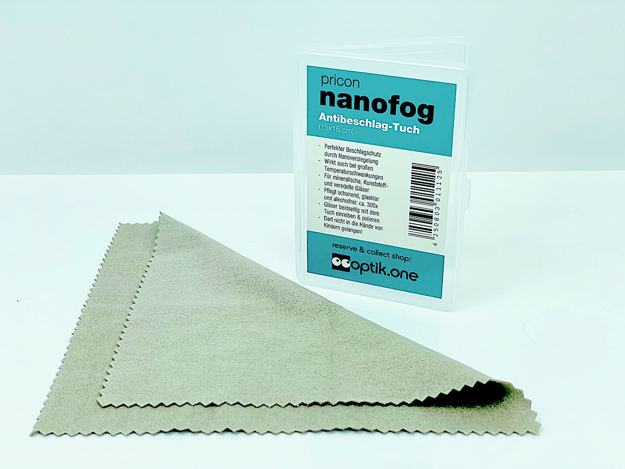 Bild von nanofog Antibeschlag-Tuch (PFAS-frei*) ca. 300 Anwendungen - 15 x 15 cm