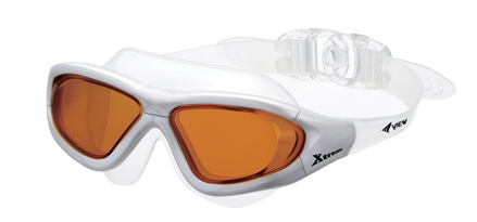 Bild von VIEW Xtreme Schwimm- & Surfbrille V-1000A - silber/orange